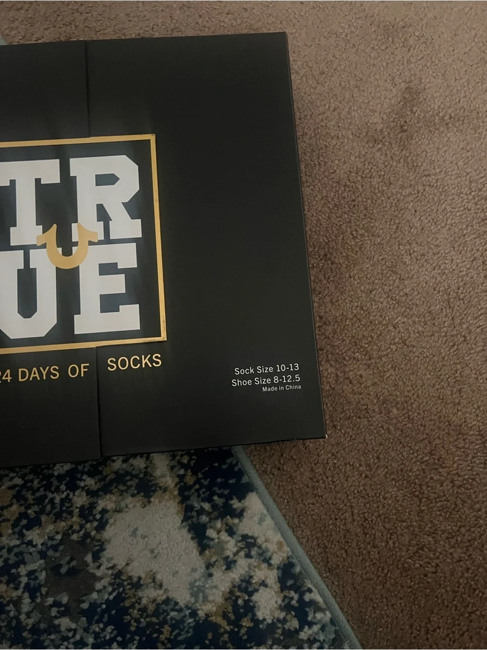 True Religion 24 days of socks